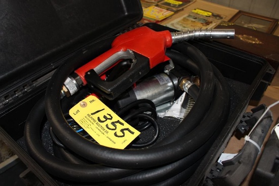 Battery fuel pump in case, 12 v.