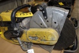 Wacker concrete saw.