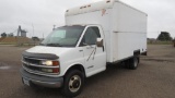 2001 Chevrolet G3500 Express cube van, vin 1GBJG3AR811187776, miles on odo