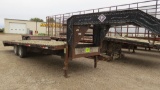 1997 PJ trailer, vin 4P5GF2423V1116398, gooseneck, flatbed, wood deck, GVW