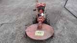 1960's Gravely walk behind mower, model L8, sn 2M34864, manufacturing numbe