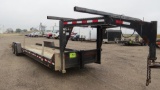 2003 BB goose neck trailer model BCT2814E, vin 4L5SA34263F004942, 28' low d