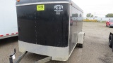 J&L's Cargo Express Showmaster enclosed trailer, sn 4U01S1210YA003404, 12'
