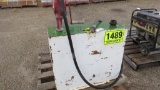 Fuel tank 48 gal., w/rotary hand pump.