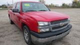 2005 Chevrolet extenda cab pickup, vin 1GCEC19V25Z127997, miles on odo 128,