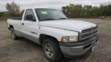 1999 Dodge Ram 1500 truck, vin 1B7HC16X3XS230019, standard cab, v6, 2WD, ne