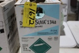 Dupont SUVA 134A refrigerant, tank weight 29 lbs.