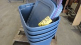 '(5) Sterilite tubs, 23