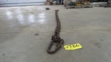 'Rigging chain 8' double hook, tagged.
