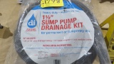 'Sump pump drainage kit, 1 1/2