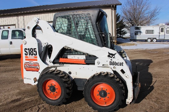 2004 Bobcat S-185 skidloader, sn S25012111, hrs. on meter 1577.8, Excellent Condition.