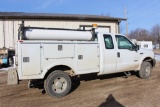 2005 Ford F250 utility truck, vin 1FTSX21P95EC37737, miles on odo 169,373, extend cab, 4 wheel drive