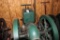 McCormick Deering M gas engine, 6 hp, on wheel barrel cart.