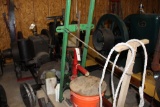 Pump jack working water pump.