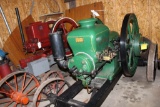 Heavy Sandwich gas engine, sn F14862, 6 hp, SHARP CONDITION!