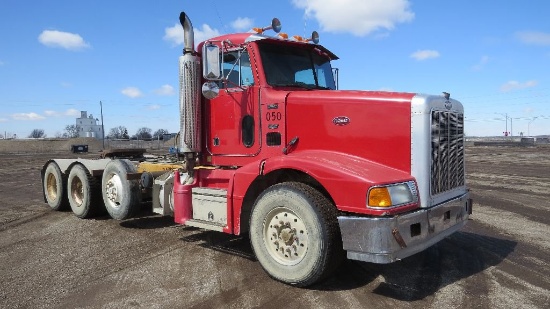 1993 Peterbilt model 377 truck tractor, vin 1XP-CXREX3PD33550, miles on odo