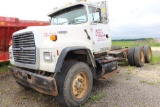 1994 Ford L9000 truck tractor, vin 1FD2U90T6SVA49151, miles on odo 146,350,