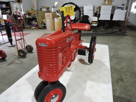 McCormick Farmall pedal tractor, scale model.