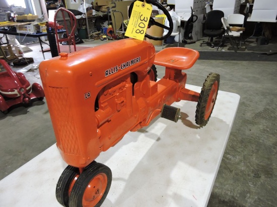 Allis Chalmers CA pedal tractor, scale model.