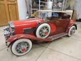 Vintage Duesenberg Special 8 pedal car, 2 seater, 5' 3