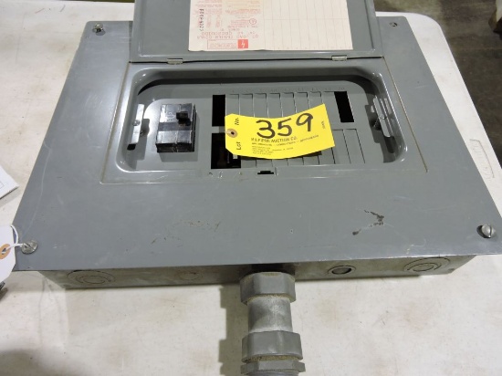 100-AMP breaker box, used.