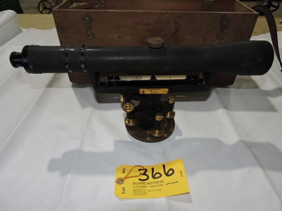 C.L. Berger surveying level, sn 70049, model 7D.