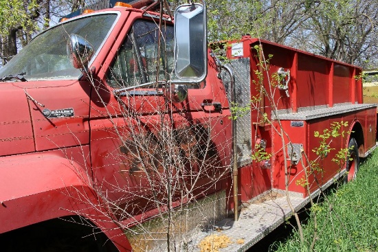 1980 Ford F600 fire truck,vin F70KVGJB011,  429 cu in engine, rebuilt at 6,