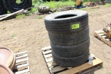 (4) Firestone LT 275/70 R18 tires, used.