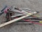 Pallet rakes, shovels, brooms, pick axes.