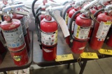 (3) Fire Extinguishers.
