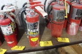 (3) Fire Extinguishers.