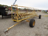 Rustgo portable work platform, model 195, sn 2001009, tires P275/60R15.