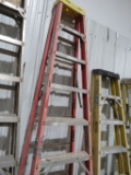 Werner 8' step ladder, damaged.