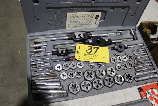 Craftsman tap and die set, 59 pieces.