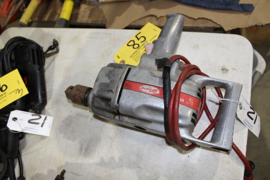 Wizard reversible drill, 1/2".