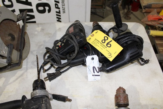 (3) Craftsman drills.