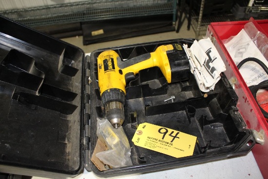 Dewalt cordless drill, 14.4volt.