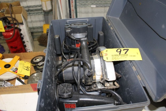 Skil jig saw, Skil plunge router, Skil circular saw kit.