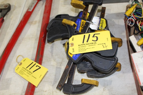 (4) Bar clamps.
