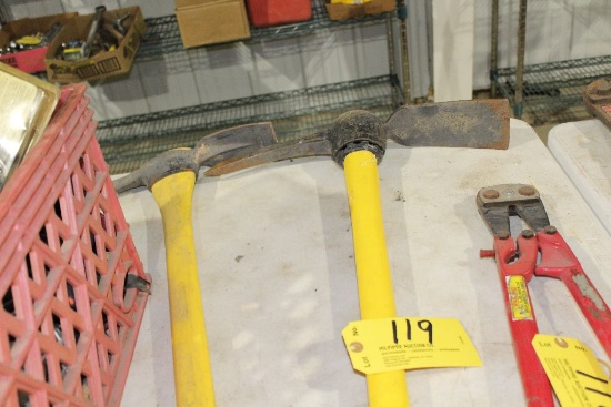Pickaxe, fiberglass.