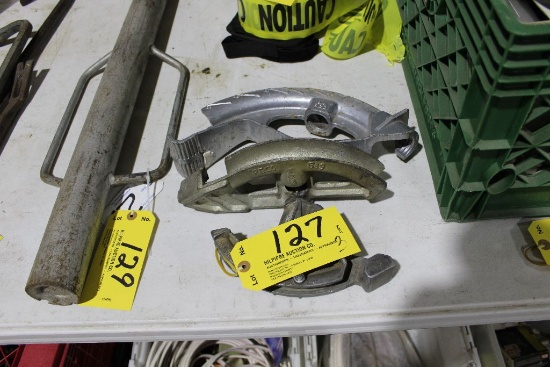 (3) Conduit benders.