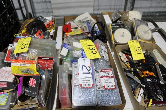 Box of screws, fasteners, etc.