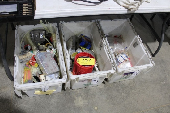 (3) Crates of misc.