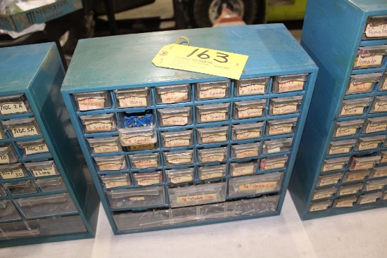 Cabinet of spades, clips, etc.