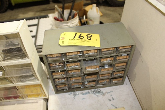 Cabinet of screws.