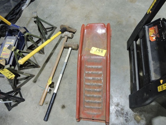 Car ramps.