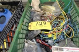 Crate with electrical wire, etc.