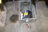Crate of chain and cable.