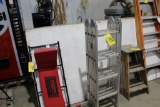 Krause industrial folding ladder, 16ft, 300lbs.