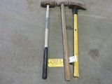 (3) Sledge hammers.